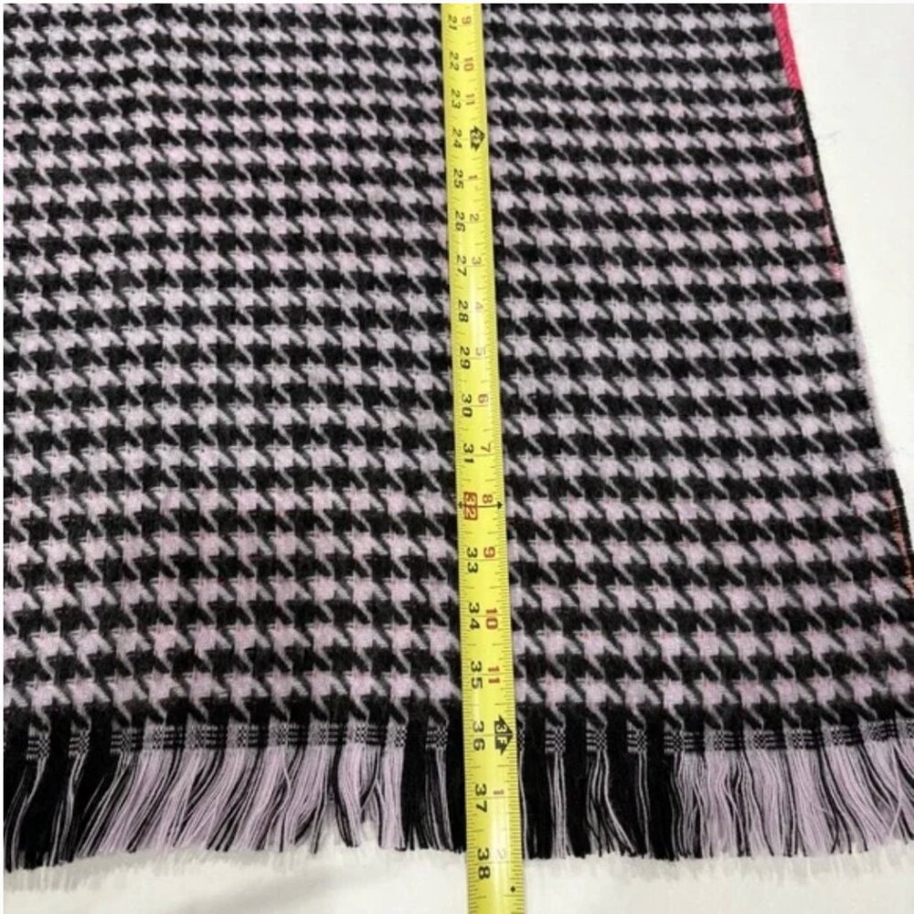 Anthropologie Black and Lavender/Multi Reversible Maxi Scarf - Picture 8 of 10